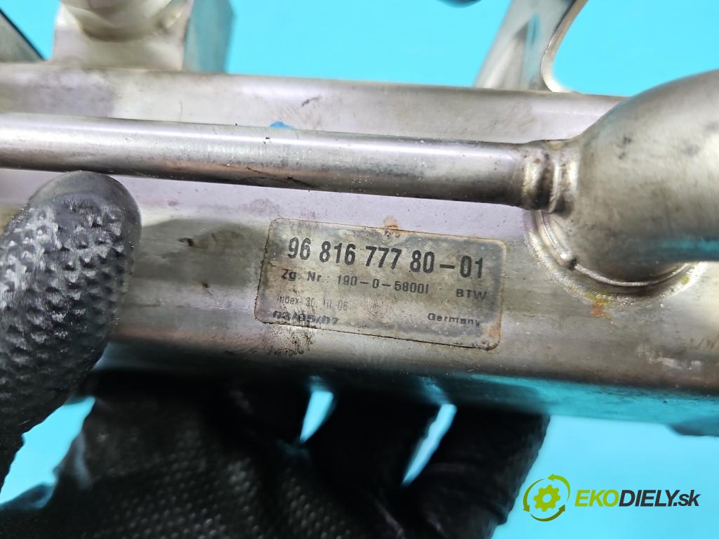 Citroen C-Crosser 2007-2012 2.2 hdi 156 HP manual 115 kW 2179 cm3 5- chladič výfukové 9681677780