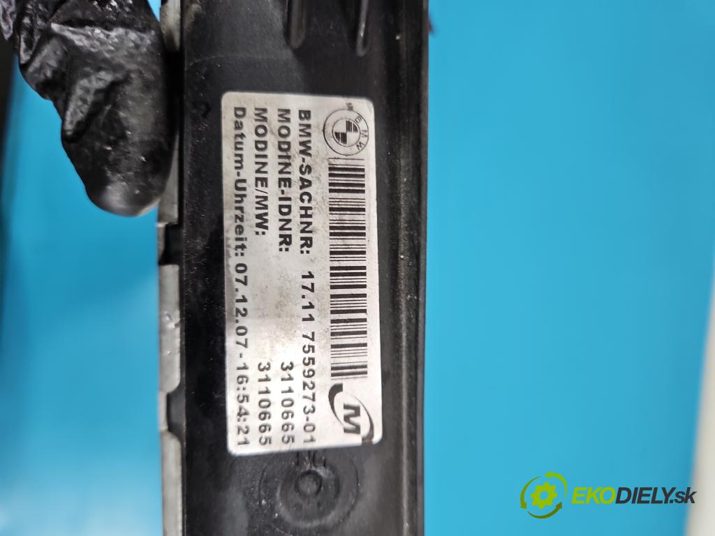 Bmw 1 E87 2004-2011 2.0 16V N43: B20 143 hp manual 105 kW 1995 cm3 5- Chladič vody 7559273-01 (Vodní chladič)