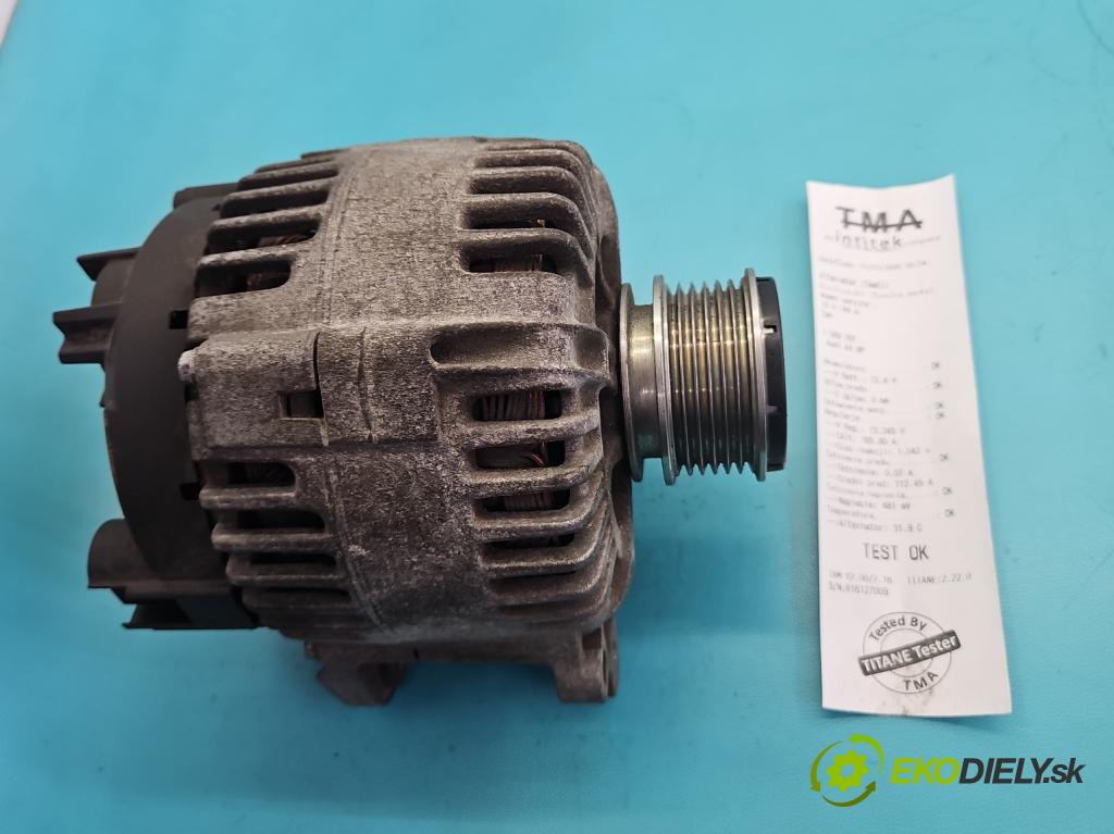 Audi A3 8P 2003-2012 1.9 tdi 105 hp manual 77 kW 1896 cm3 3- Alternator 06F903023C (Alternátor)