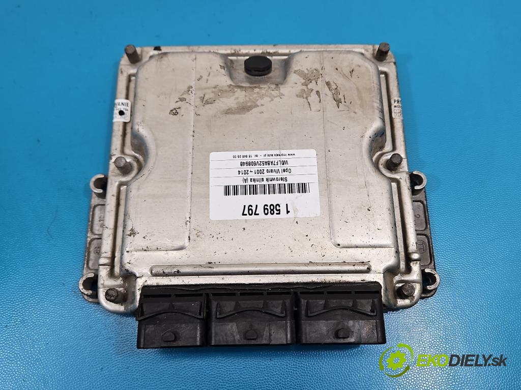 Opel Vivaro 2001-2014 1.9 cdti 82 HP manual 60 kW 1870 cm3 5- riadiaca jednotka motora 0281010633