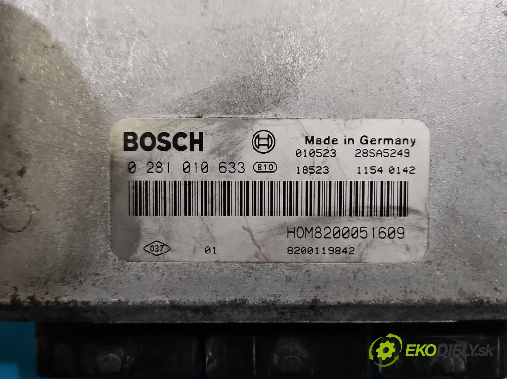 Opel Vivaro 2001-2014 1.9 cdti 82 HP manual 60 kW 1870 cm3 5- riadiaca jednotka motora 0281010633