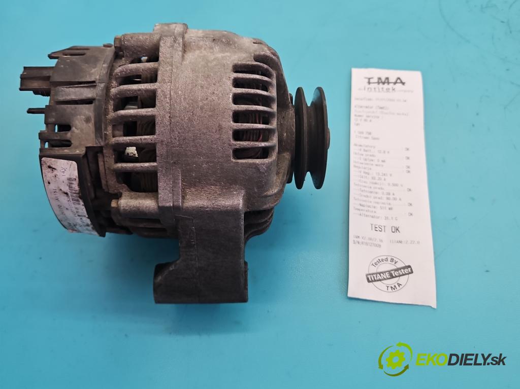 Citroen Saxo 1.1 8V 60 HP manual 44.1 kW 1124 cm3 5- Alternator 9628925380 (Alternátor)