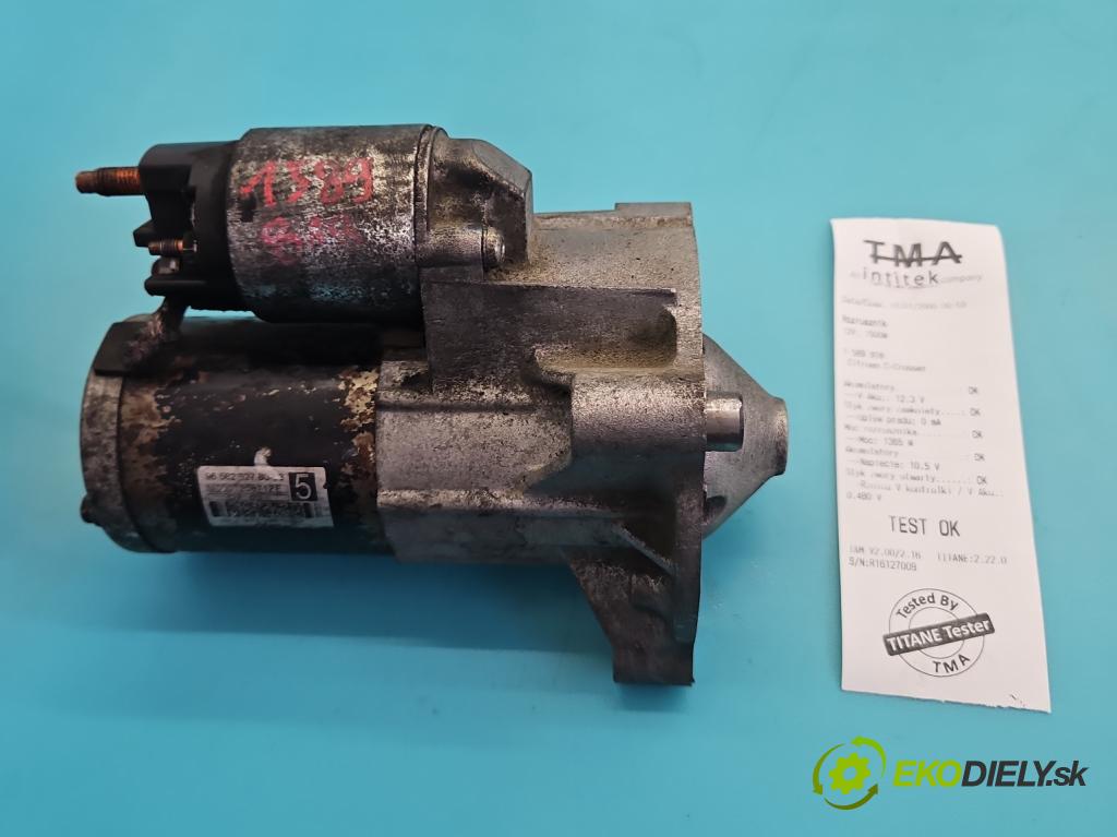 Citroen C-Crosser 2007-2012 2.2 hdi 156 HP manual 115 kW 2179 cm3 5- štartér 9656262780 (Štartér)