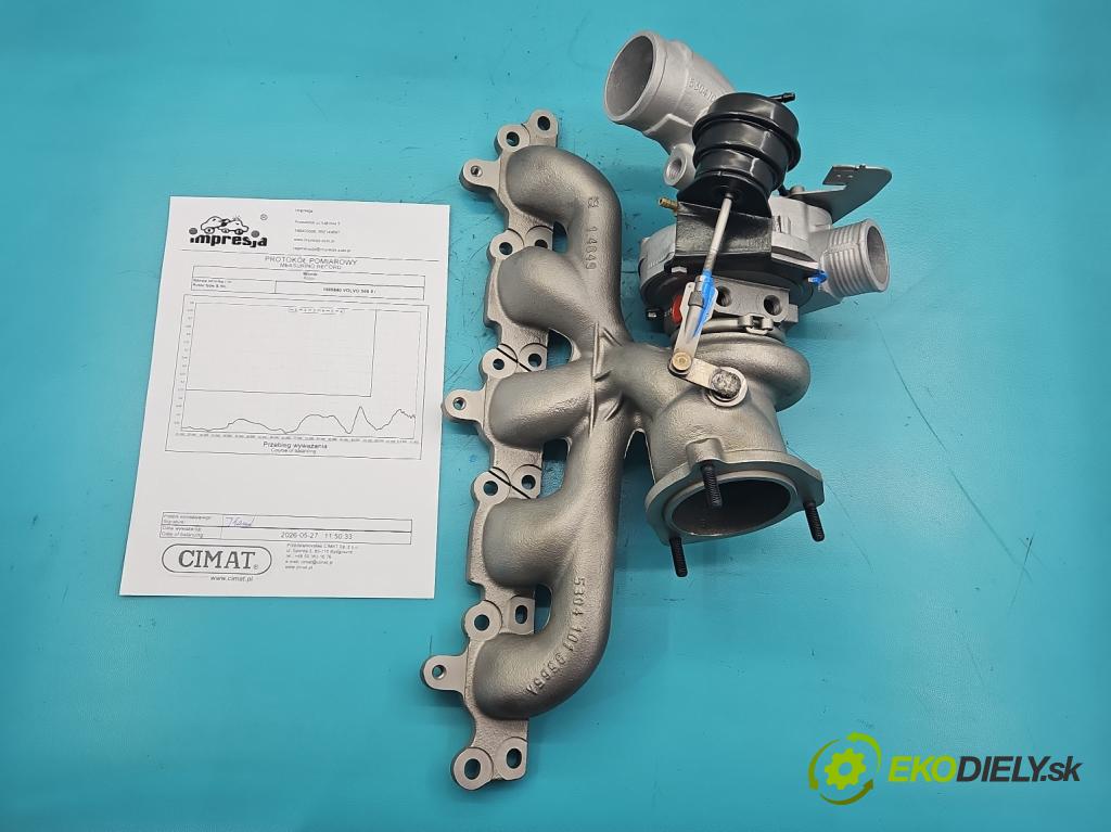 Volvo S60 II 2010-2018 2.5 T5 250 HP automatic 184 kW 2497 cm3 4- turbodúchadlo, turbo repasovaná 53049700130
