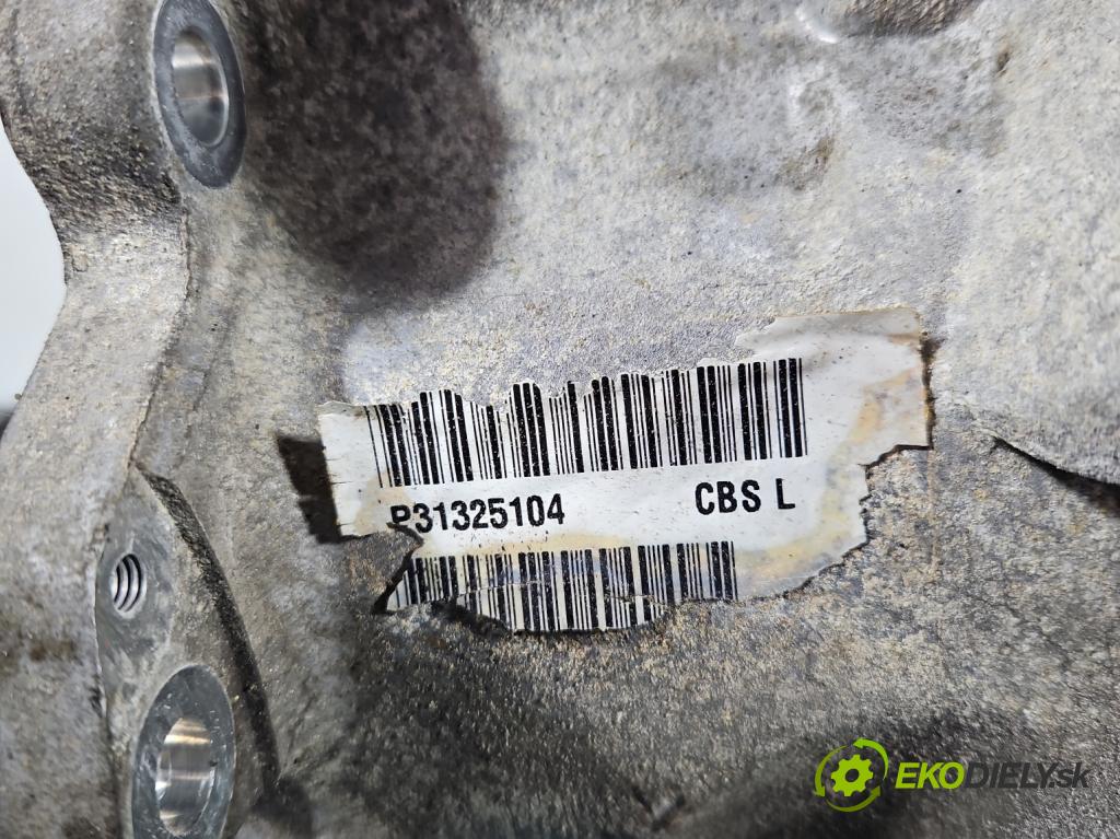 Volvo S60 II 2010-2018 2.5 T5 250 hp automatic 184 kW 2497 cm3 4- Redukce: P31325104