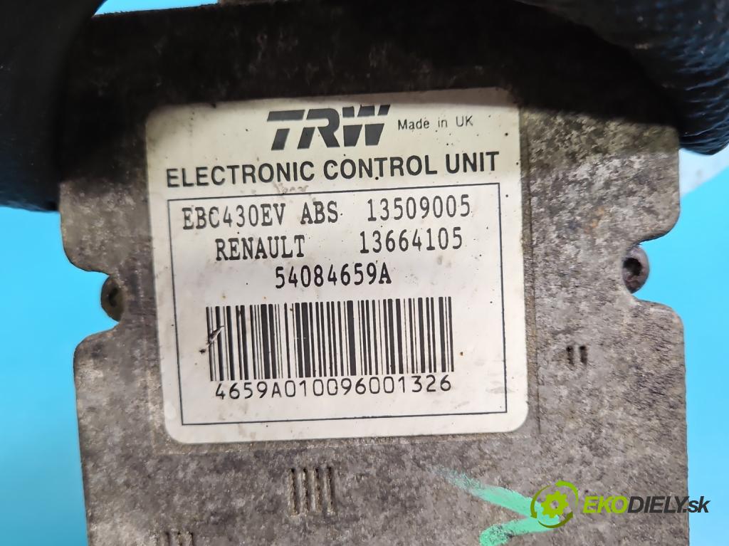 Opel Vivaro 2001-2014 1.9 cdti 82 HP manual 60 kW 1870 cm3 5- čerpadlo abs 13509005 (Pumpa ABS)
