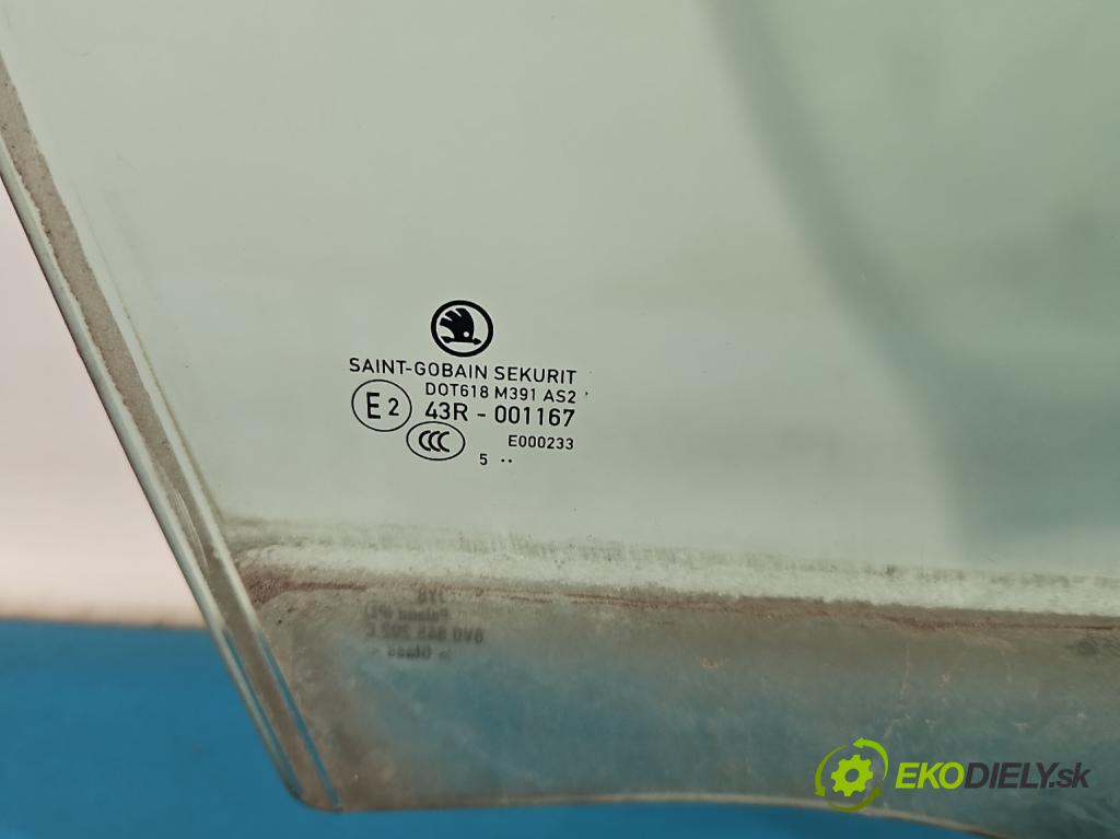 Skoda Fabia III 2014- 2021 1.0 MPI 60 HP manual 44 kW 999 cm3 5- sklo dvere predné pravé