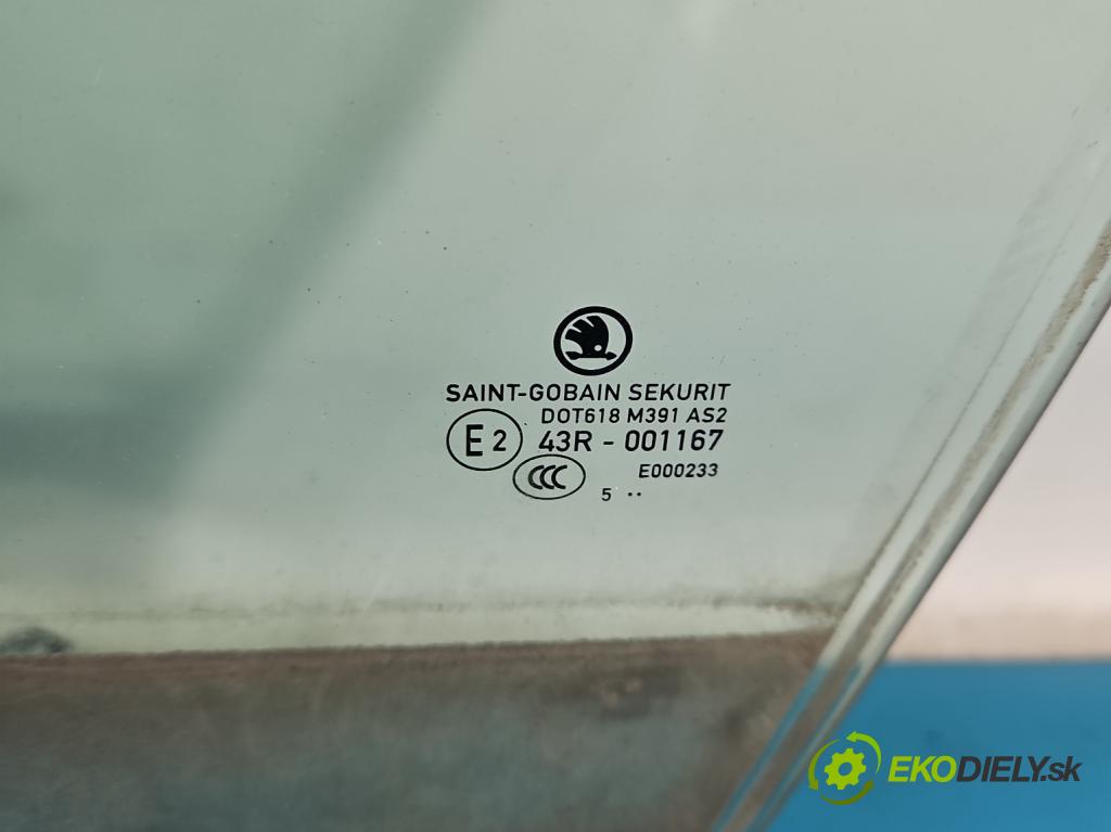 Skoda Fabia III 2014-2021 1.0 MPI 60 HP manual 44 kW 999 cm3 5- sklo dvere predné ľavé