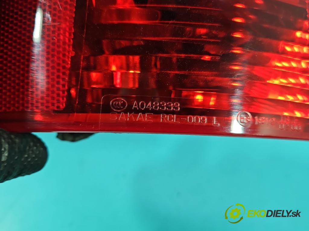 Citroen C-Crosser 2007-2012 2.2 hdi 156 HP manual 115 kW 2179 cm3 5- svetlo / reflektor zadné ľavé nárazník A048333