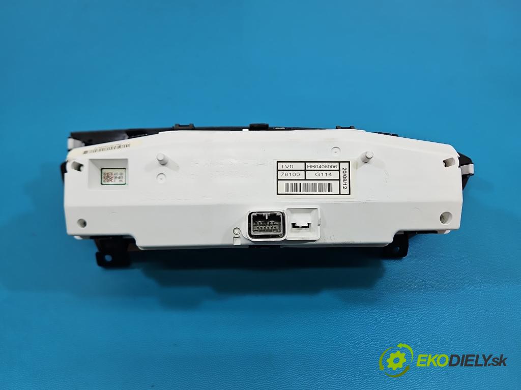 Honda Civic IX 2011-2017 1.8 16V 141 HP manual 104 kW 1798 cm3 5- prístrojovka/ budíky HR0406006 (Prístrojová doska)