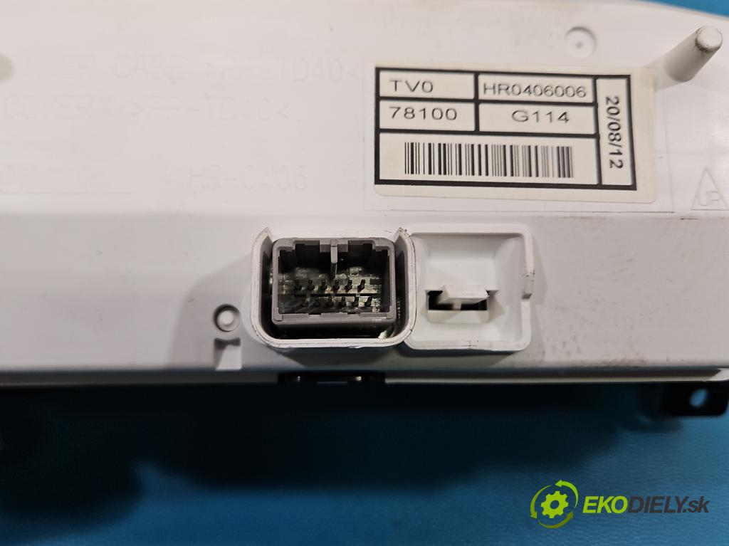 Honda Civic IX 2011-2017 1.8 16V 141 HP manual 104 kW 1798 cm3 5- prístrojovka/ budíky HR0406006 (Prístrojová doska)
