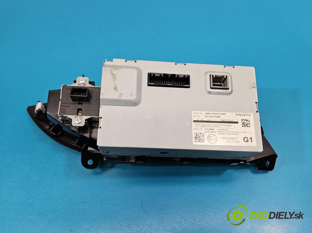 Honda Civic IX 2011-2017 1.8 16V 141 HP manual 104 kW 1798 cm3 5- Zobrazit: 78260-TV0-G113-M1 (Prístrojová doska)