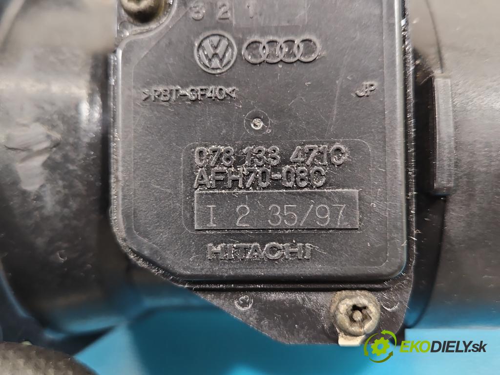 Audi A6 C5 1997-2004 2.4 V6 165 HP manual 121 kW 2393 cm3 4- průtokoměr: 078133471C (Váha vzduchu)