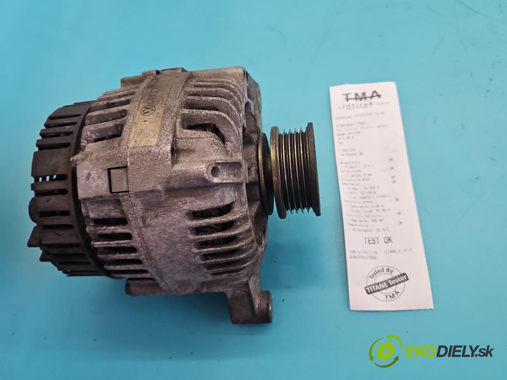 Vw Passat B5 1995-2005 1.8 20V 125 HP manual 92 kW 1781 cm3 4- Alternator  (Alternátor)