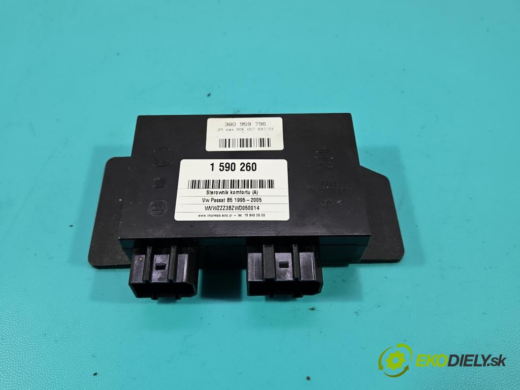 Vw Passat B5 1995-2005 1.8 20V 125 HP manual 92 kW 1781 cm3 4- riadiaca jednotka komfortu 3B0959796
