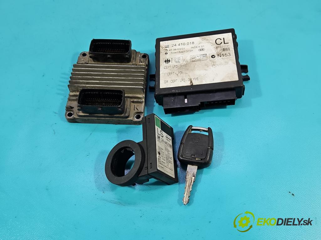 Opel Astra II 1998-2009 1.7 dti 75 HP manual 55 kW 1686 cm3 5- riadiaca jednotka motora 12212819