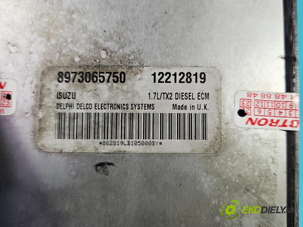 Opel Astra II 1998-2009 1.7 dti 75 HP manual 55 kW 1686 cm3 5- riadiaca jednotka motora 12212819