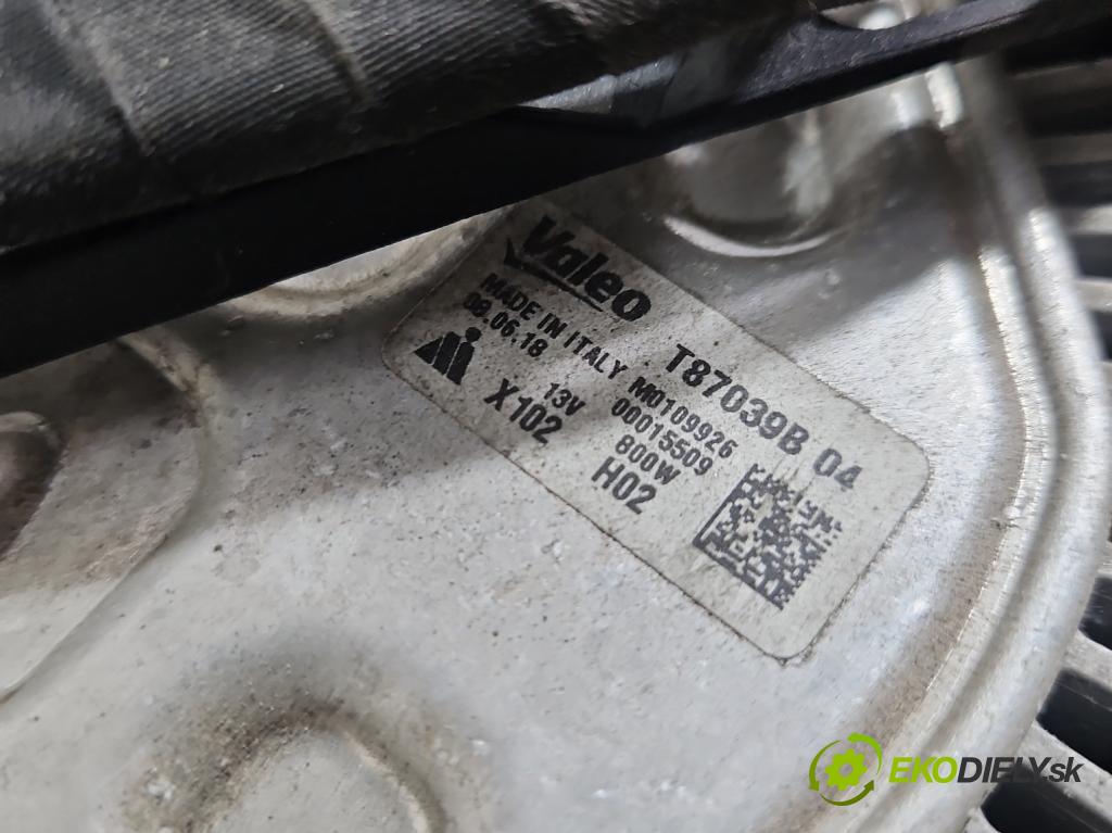 Renault Megane IV 2016-2024 1.5 dci 116 hp manual 85 kW 1461 cm3 5- ventilátor chladič 214811275R
