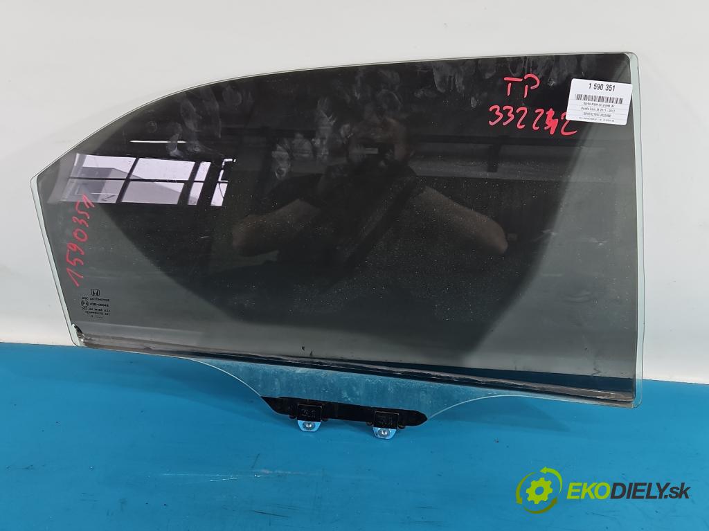 Honda Civic IX 2011-2017 1.8 16V 141 HP manual 104 kW 1798 cm3 5- sklo dvere zadné pravé 
