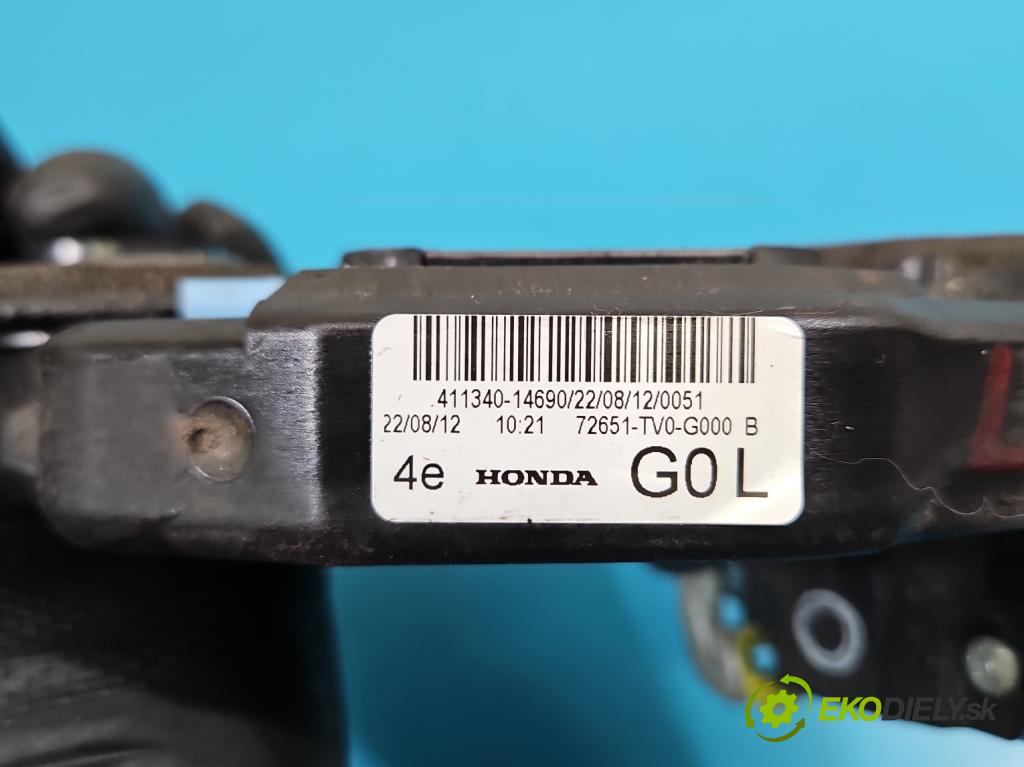 Honda Civic IX 2011-2017 1.8 16V 141 HP manual 104 kW 1798 cm3 5- zámok zadné ľavý 72651-TV0-G000