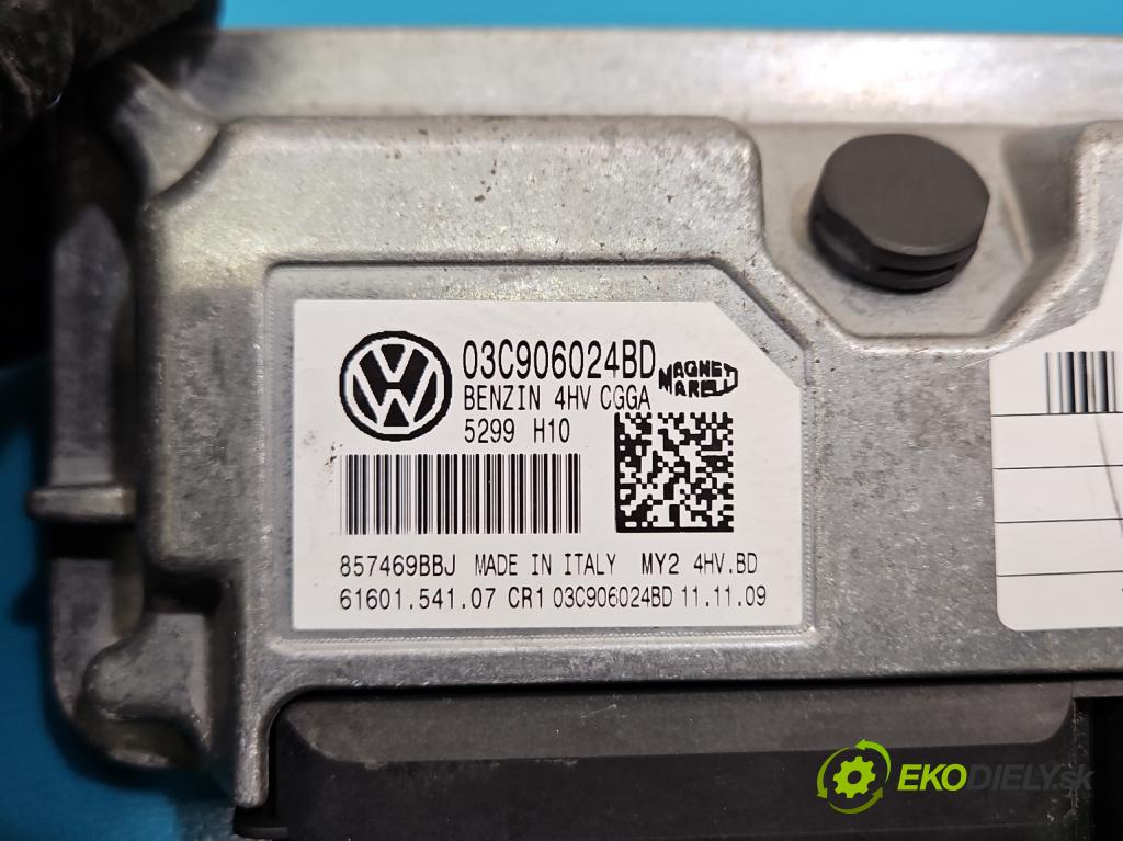 Vw Golf plus 1.4 16V 80 HP manual 59 kW 1390 cm3 5- riadiaca jednotka motora 03C906024BD