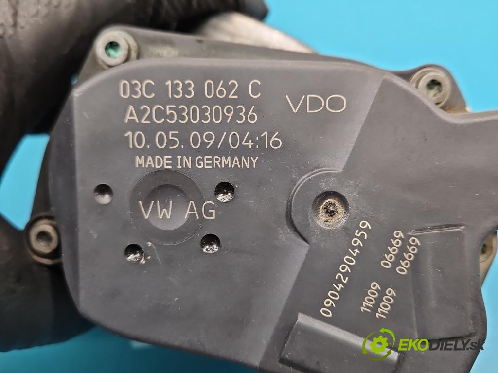 Seat Ibiza III 6L 2002-2008 1.4 16V 86 HP manual 63 kW 1390 cm3 5- klapka 03C133062C (Škrtiaca klapka)