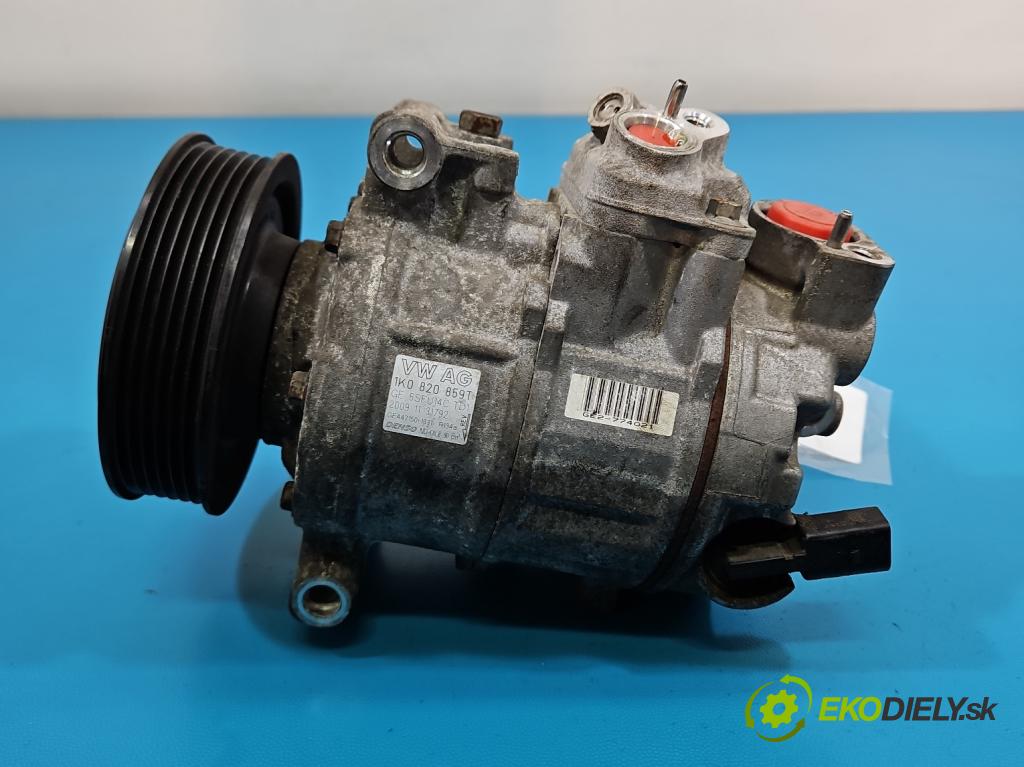 Vw Golf plus 1.4 16V 80 hp manual 59 kW 1390 cm3 5- Kompresor: klíma 1K0820859T (Kompresor klimatizace)