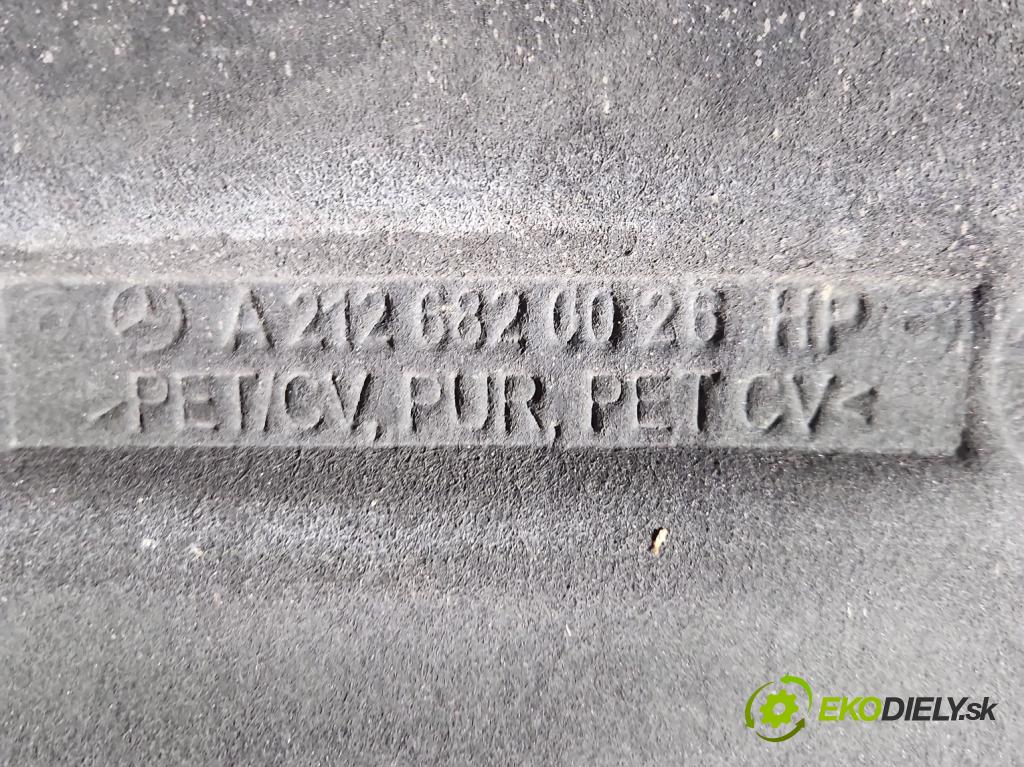 Mercedes E W212 2009-2016 2.2 CDI 136 HP automatic 100 kW 2143 cm3 4- Zvuková izolácia kapoty A2126820026