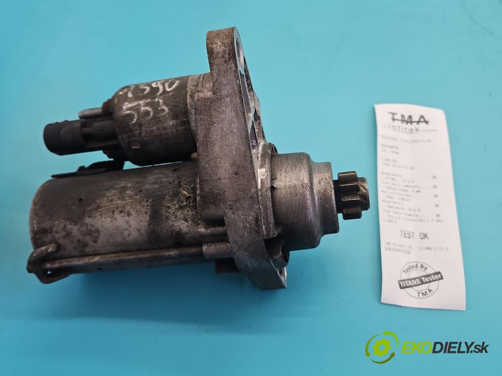 Seat Ibiza III 6L 2002-2008 1.4 16V 86 HP manual 63 kW 1390 cm3 5- štartér 02T911023S (Štartér)
