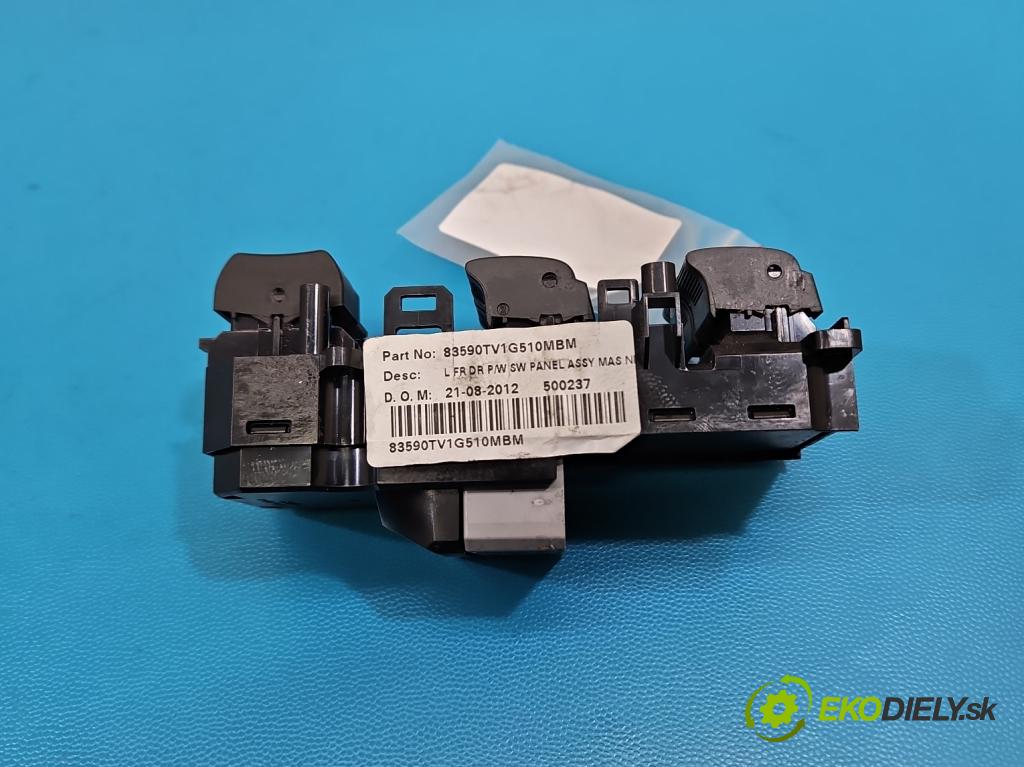 Honda Civic IX 2011-2017 1.8 16V 141 HP manual 104 kW 1798 cm3 5- prepínač okien spätných zrkadiel 83590TV1G510MBM