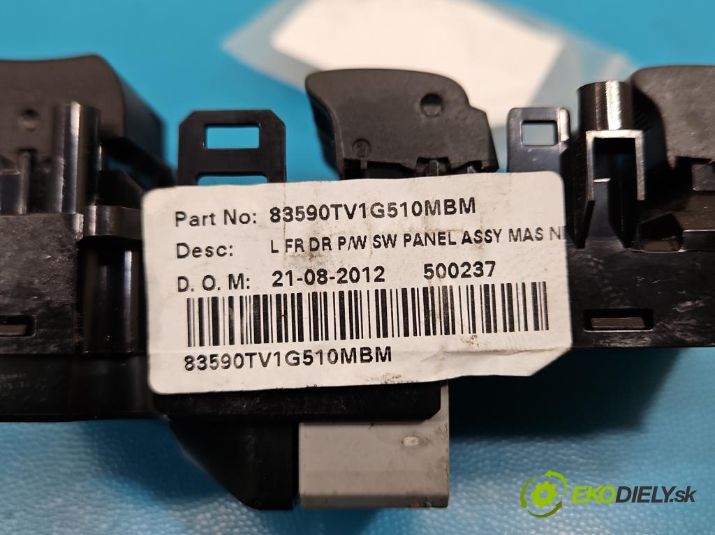 Honda Civic IX 2011-2017 1.8 16V 141 HP manual 104 kW 1798 cm3 5- prepínač okien spätných zrkadiel 83590TV1G510MBM