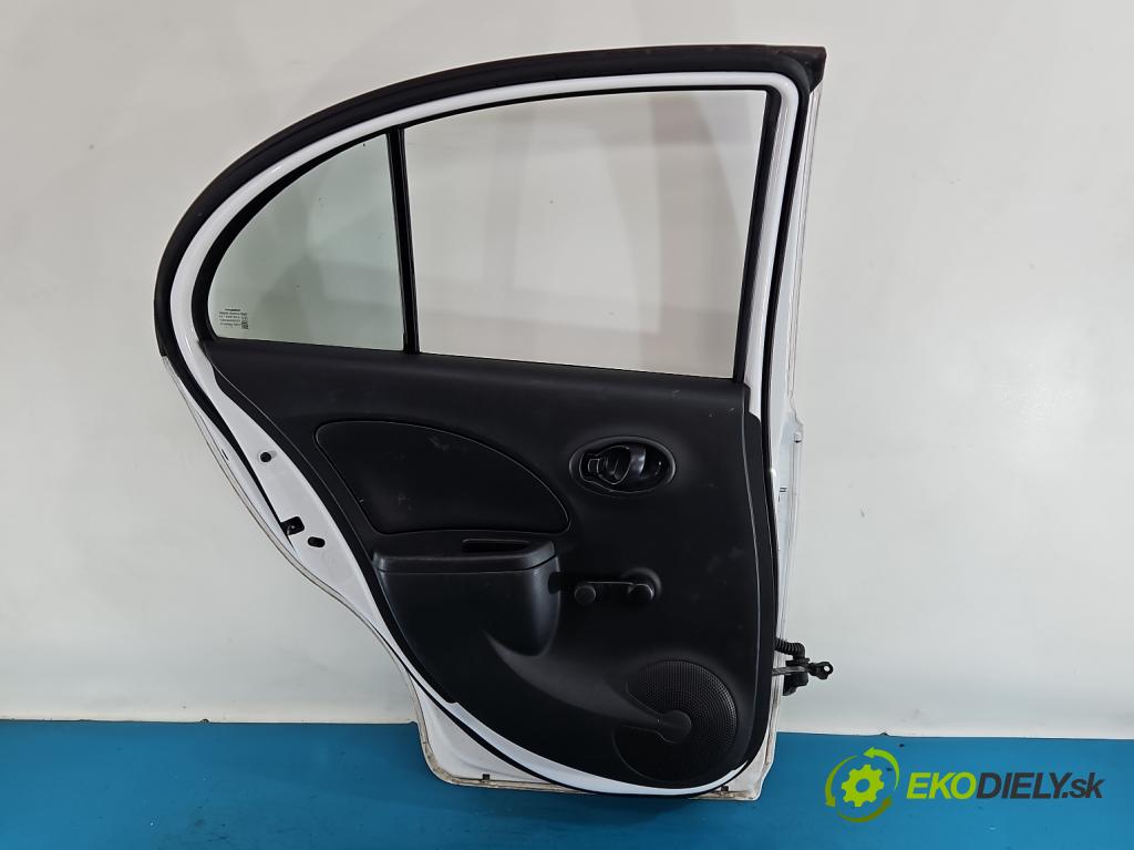 Nissan Micra K13 2010-2017 1.2 12V 80 HP manual 59 kW 1198 cm3 5- dvere zadné ľavé  (Kľučka dverí ostatné)