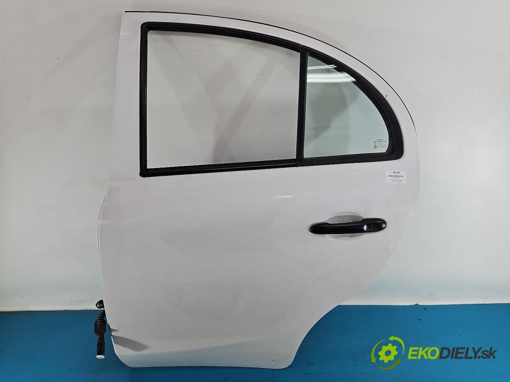Nissan Micra K13 2010-2017 1.2 12V 80 HP manual 59 kW 1198 cm3 5- dvere zadné ľavé  (Kľučka dverí ostatné)
