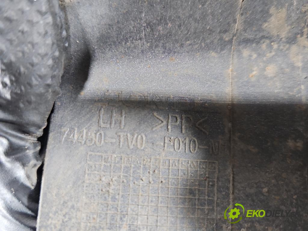 Honda Civic IX 2011-2017 1.8 16V 141 HP manual 104 kW 1798 cm3 5- lišta blatník zadné ľavé