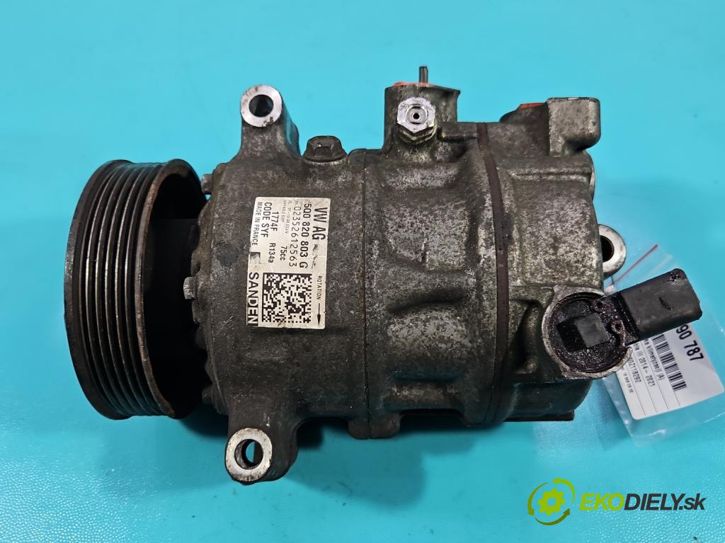 Skoda Fabia III 2014- 2021 1.0 MPI 60 hp manual 44 kW 999 cm3 5- Kompresor: klíma 5Q0820803G (Kompresor klimatizace)