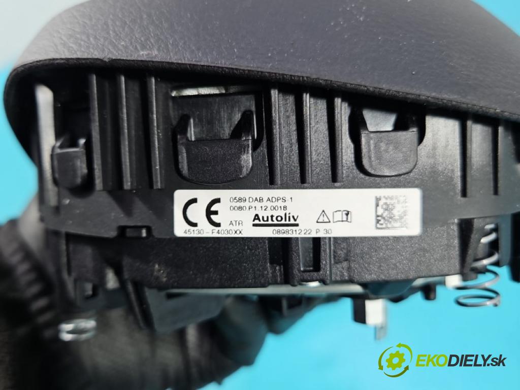 Toyota C-HR I 2016-2023 2.0 16V 152KM automatic 112 kW 1987 cm3 5- airbag vzduch: Řidiči: 45130-F4030XX (Airbag)