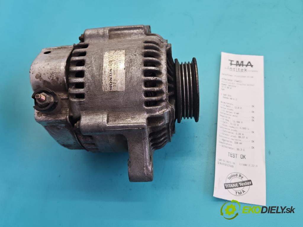 Honda HR-V I 1999-2006 1.6 16V 105 HP manual 77 kW 1590 cm3 5- Alternator  (Alternátor)