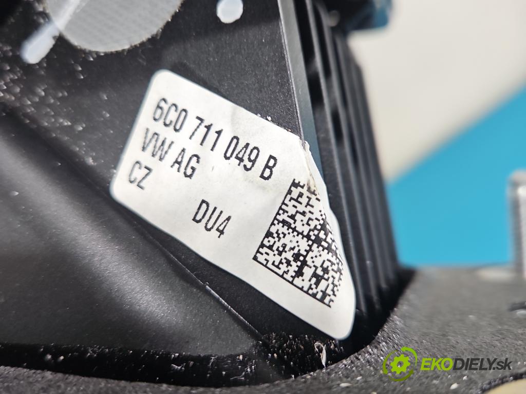 Skoda Fabia III 2014- 2021 1.0 MPI 60 hp manual 44 kW 999 cm3 5- kulisa změny stupňová 6C0711049B (Řadicí páka (kulisa) )
