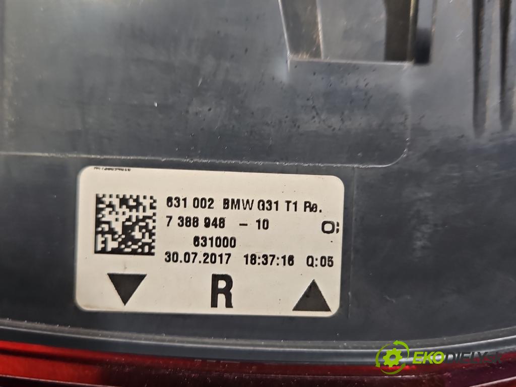 Bmw 5 G30 2017-2024 2.0d 190 HP automatic 140 kW 1995 cm3 5- svetlo / reflektor zadné pravé 7388948 (Kľučka dverí ostatné)