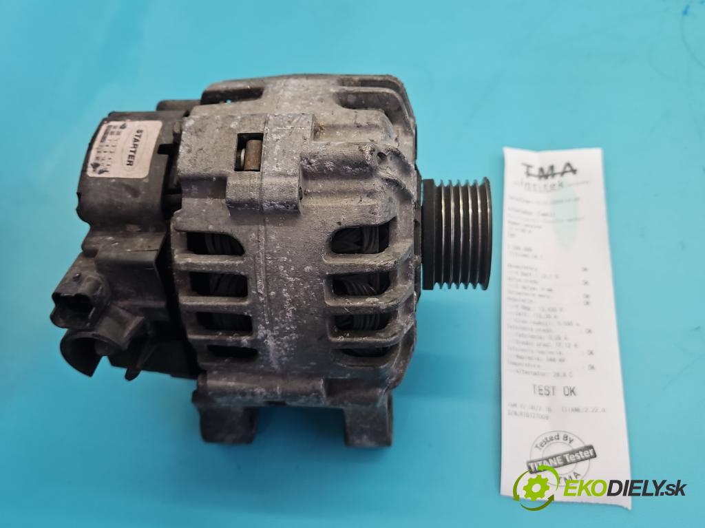 Citroen C4 I 2004-2011 1.6 16V 109 HP manual 80 kW 1587 cm3 5- Alternator 9656956280 (Alternátor)