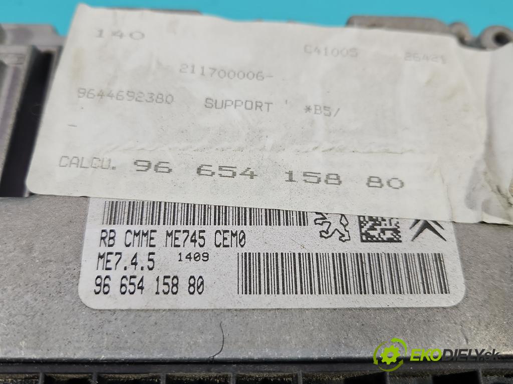 Citroen C4 I 2004-2011 1.6 16V 109 HP manual 80 kW 1587 cm3 5- riadiaca jednotka motora 9665415880