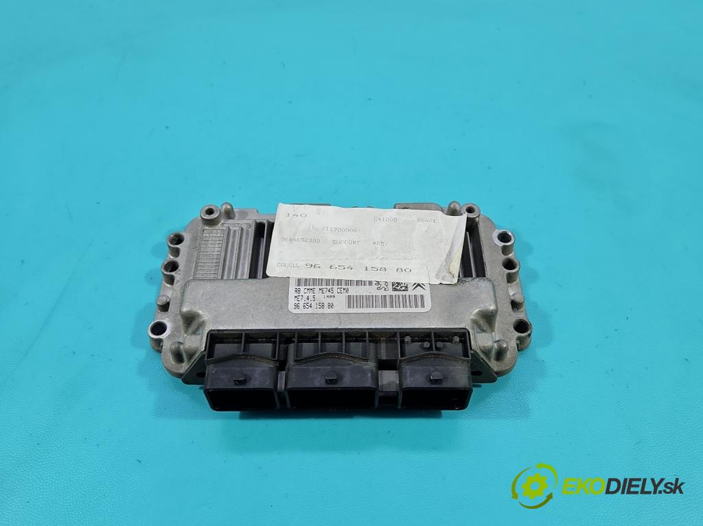 Citroen C4 I 2004-2011 1.6 16V 109 HP manual 80 kW 1587 cm3 5- riadiaca jednotka motora 9665415880