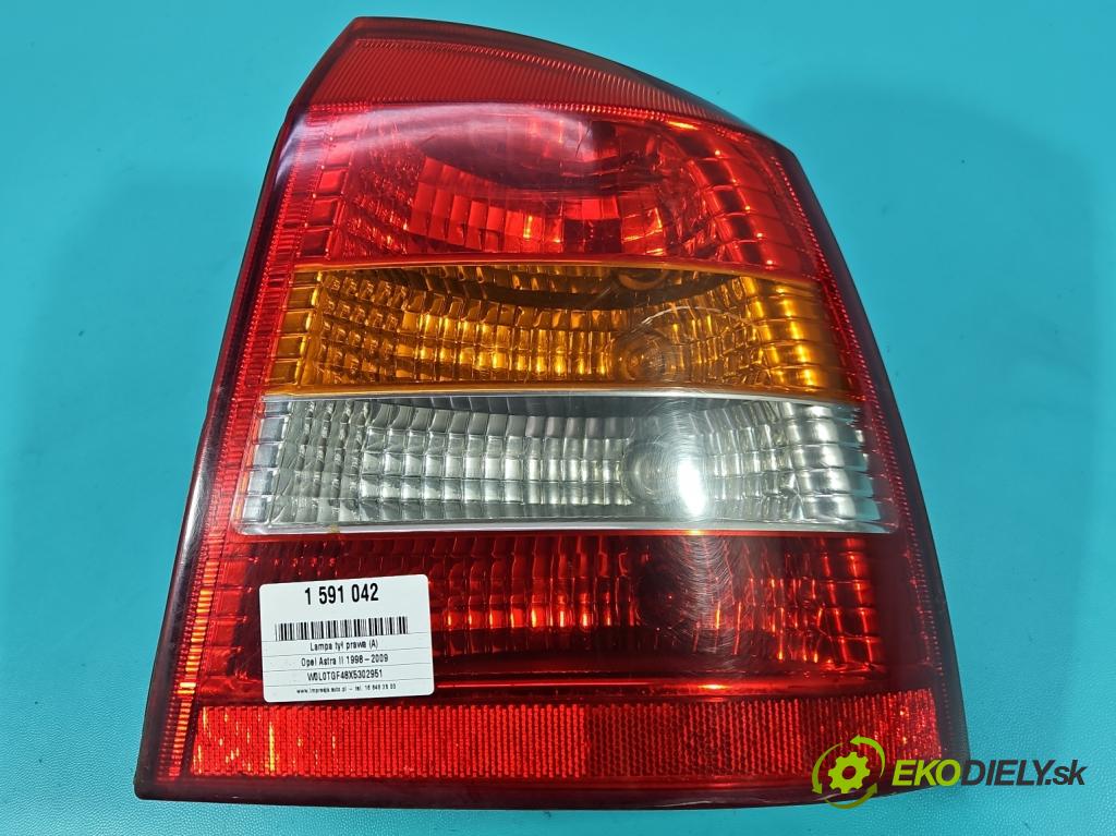 Opel Astra II 1998-2009 2.0 dtl 82 hp manual 60 kW 1995 cm3 5- světlo zadní pravé  (Klika dveří ostatní)