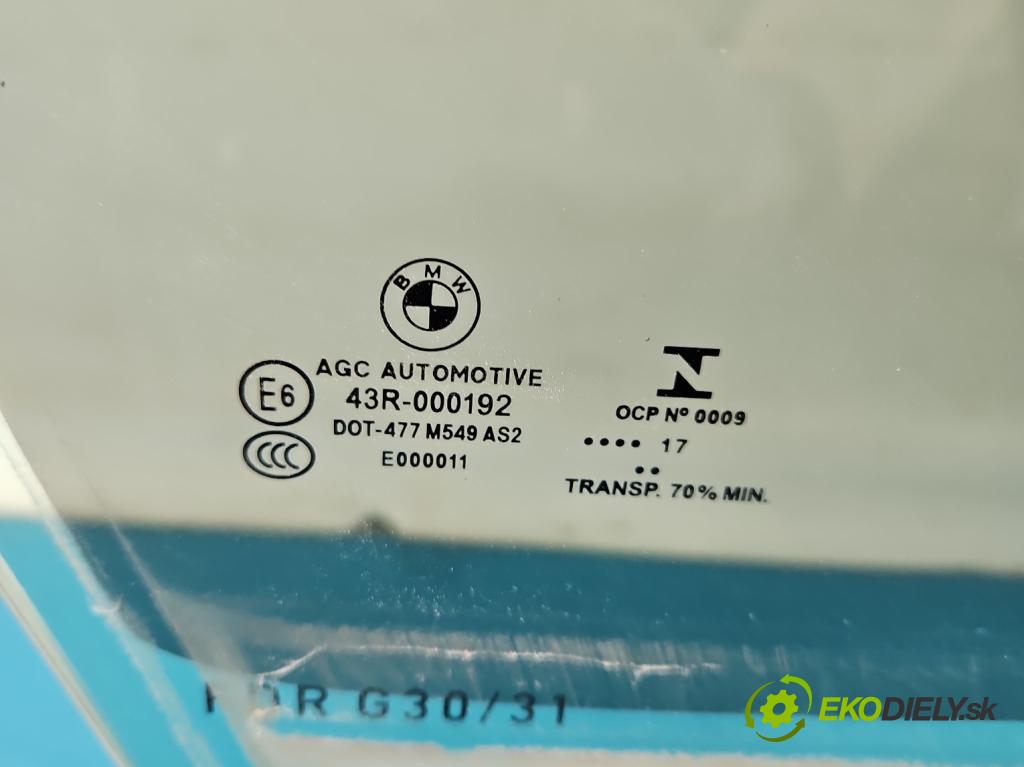 Bmw 5 G30 2017-2024 2.0d 190 HP automatic 140 kW 1995 cm3 5- sklo dvere predné pravé