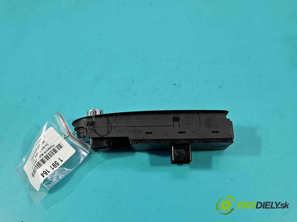 Vw Golf VI 2008-2013 1.2 TSI 105 HP manual 77 kW 1197 cm3 5- prepínač okien spätných zrkadiel 5K0867255A