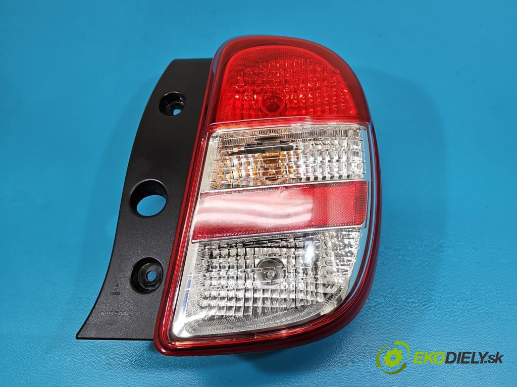 Nissan Micra K13 2010-2017 1.2 12V 80 HP manual 59 kW 1198 cm3 5- svetlo / reflektor zadné pravé 89050363 (Kľučka dverí ostatné)