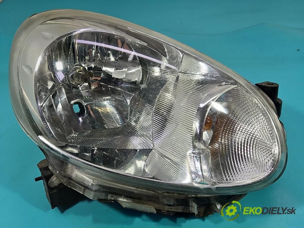 Nissan Micra K13 2010-2017 1.2 12V 80 hp manual 59 kW 1198 cm3 5- světlo pravý 26010-1HB0A (Pravé přední světlo)