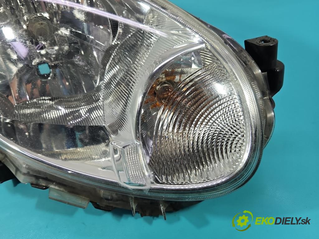 Nissan Micra K13 2010-2017 1.2 12V 80 hp manual 59 kW 1198 cm3 5- světlo pravý 26010-1HB0A (Pravé přední světlo)