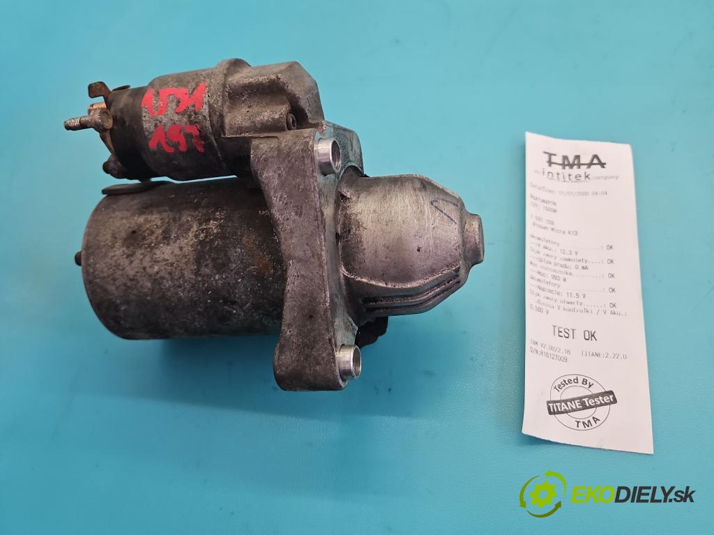 Nissan Micra K13 2010-2017 1.2 12V 80 HP manual 59 kW 1198 cm3 5- štartér 1196052A (Štartér)