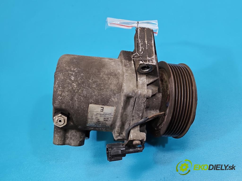 Nissan Micra K13 2010-2017 1.2 12V 80 HP manual 59 kW 1198 cm3 5- Kompresor: klimatizácie 926001HC5A (Kompresor klimatizácie)